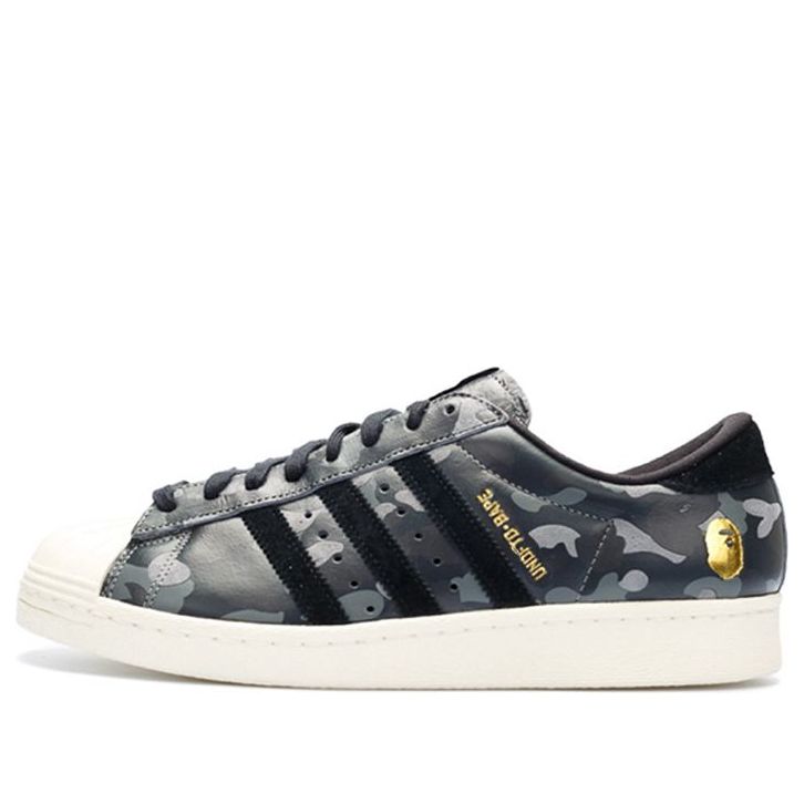 adidas x A Bathing Ape Undeafeated Superstar 80s 'Black Camo' S74774