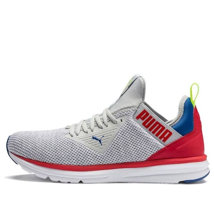 PUMA Enzo Beta Woven Low-top Running Shoes Grey/Red/Blue 192444-05