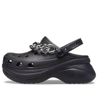 (WMNS) Crocs Classic Clog Retro Sandals Black Silver 206662-067
