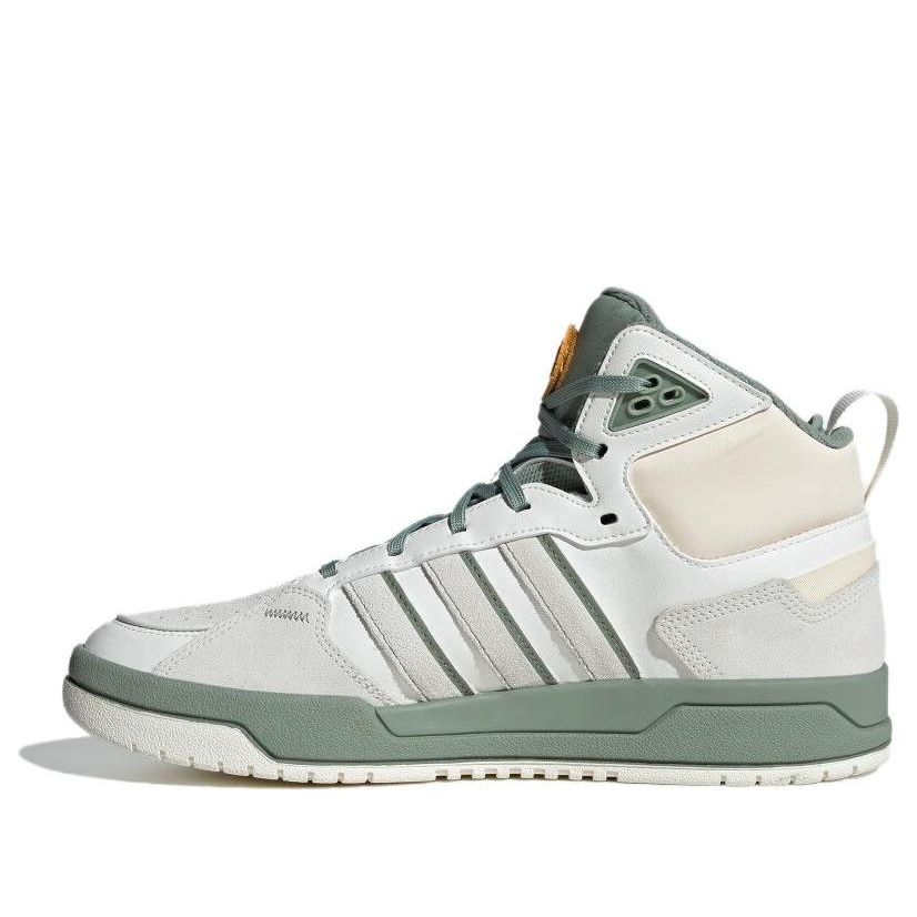 adidas Neo 100DB Basketball Shoes 'Grey White Olive Green'  IG1572