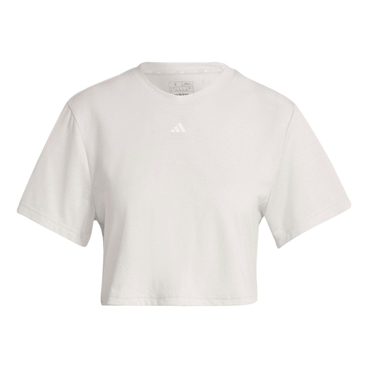 (WMNS) adidas Studio T-Shirt 'White' IB8565