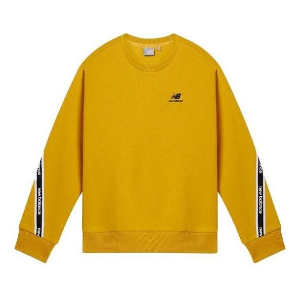 (WMNS) New Balance Crew Neck Pullover 'Yellow' NCA3N512-MY
