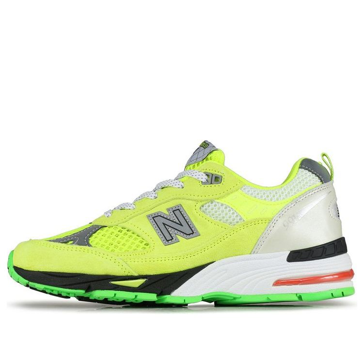 (WMNS) New Balance Aries x 991 Made in England 'Neon Yellow' W991AFL