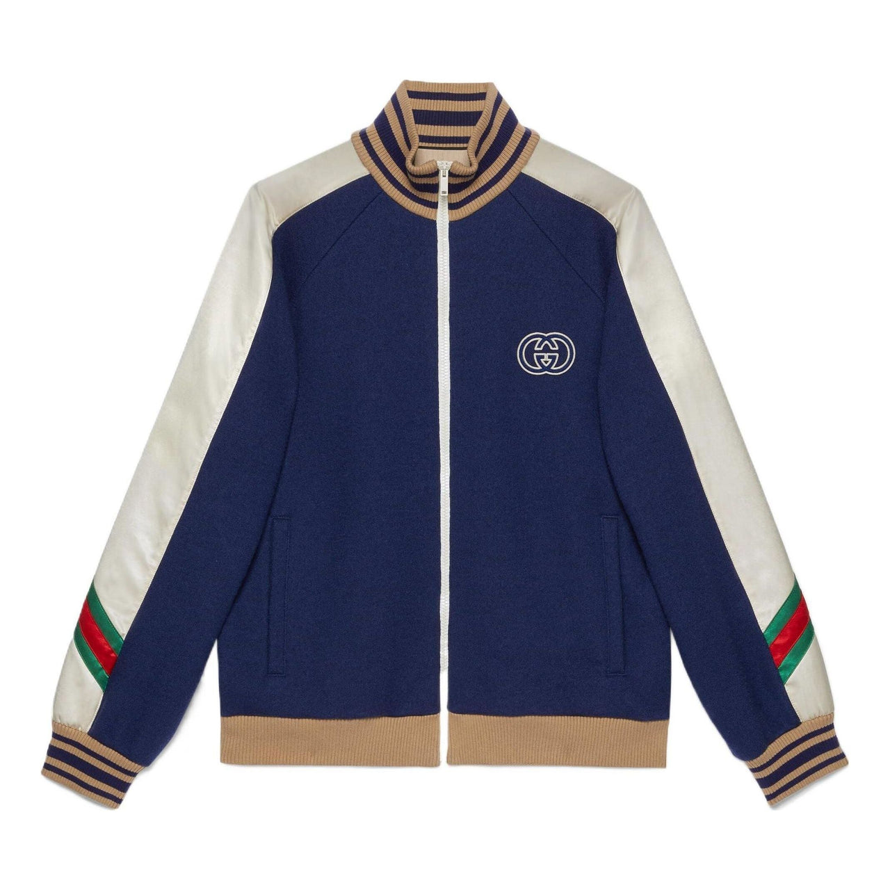Gucci Wool Track Jacket 'Blue' 706418-XJET0-4030