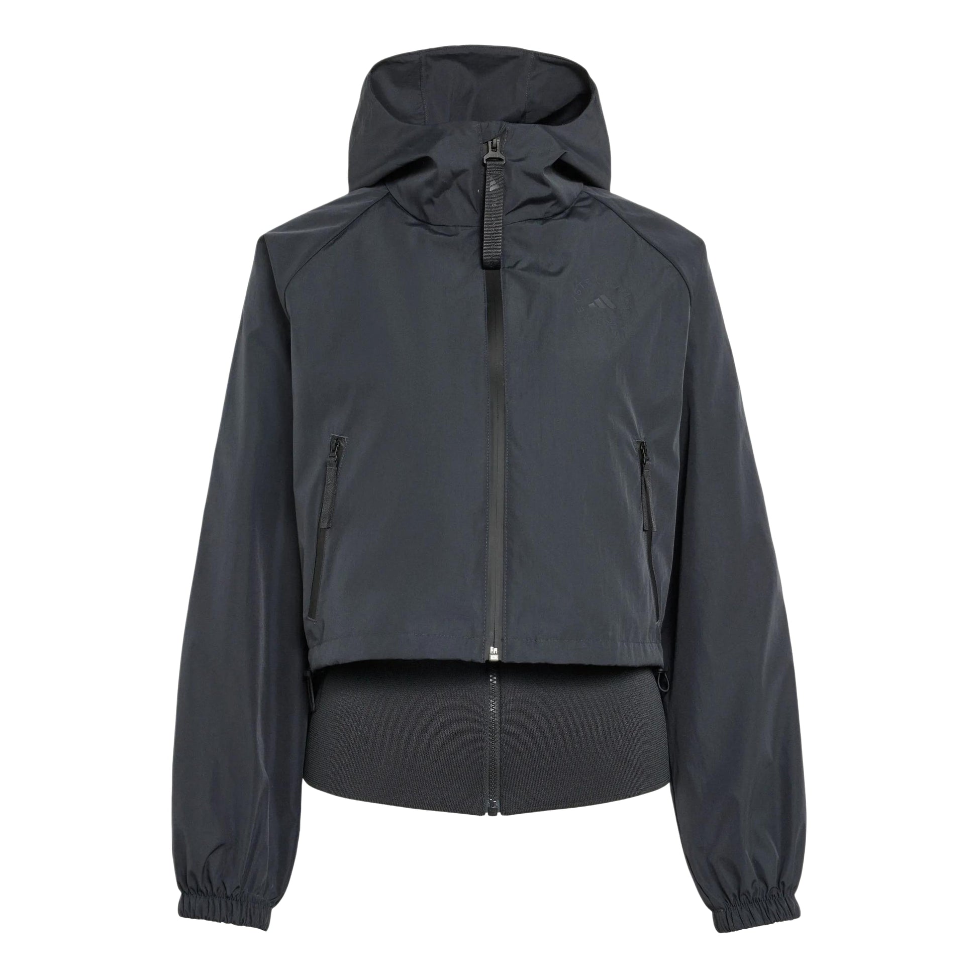 (WMNS) adidas x Stella McCartney Track Jacket Asia Sizing 'Carbon' KR6262