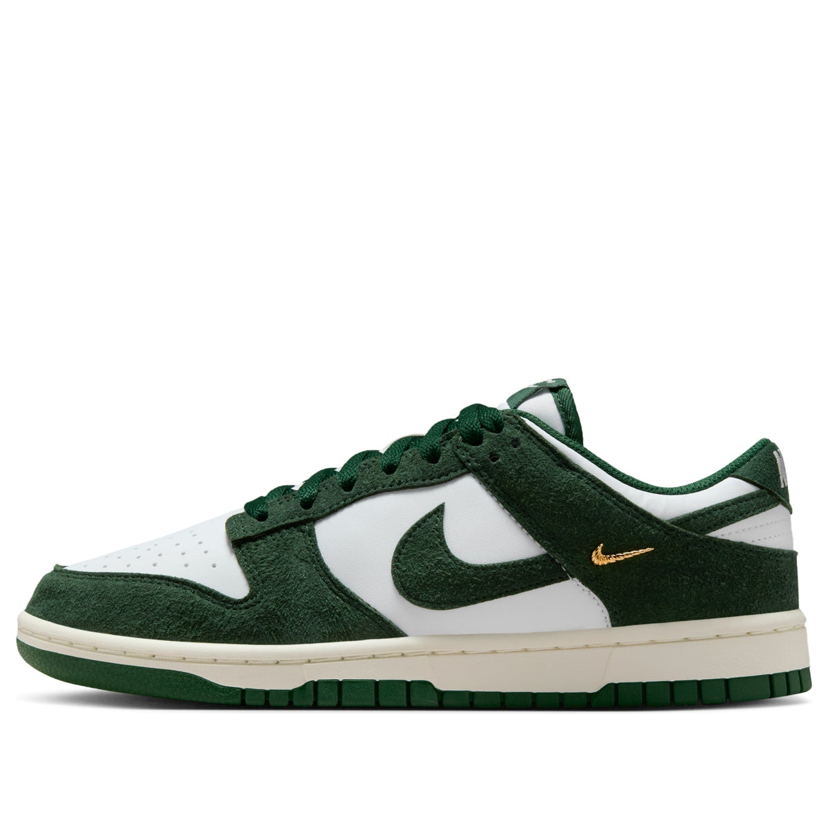 (WMNS) Nike Dunk Low 'Gorge Green Gold Mini Swoosh' IB4417-100