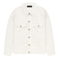 Fear of God Essentials FW23 Denim Jacket 'Cloud Dancer' 202BT234271F