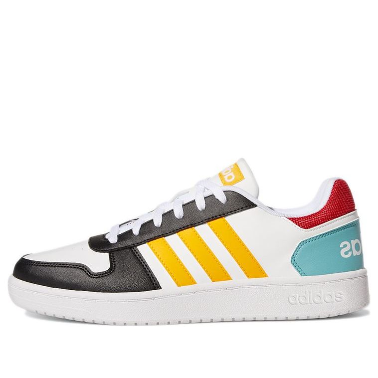 adidas neo Hoops 2.0 White/Black/Yellow GY5899