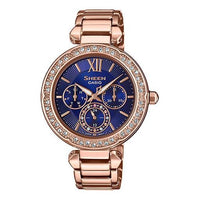 CASIO SHEEN Series Three Dials Blue/Gold Blue DialGold Strap Blue DialGold Strap BlueGold Analog SHE-3061PG-2A