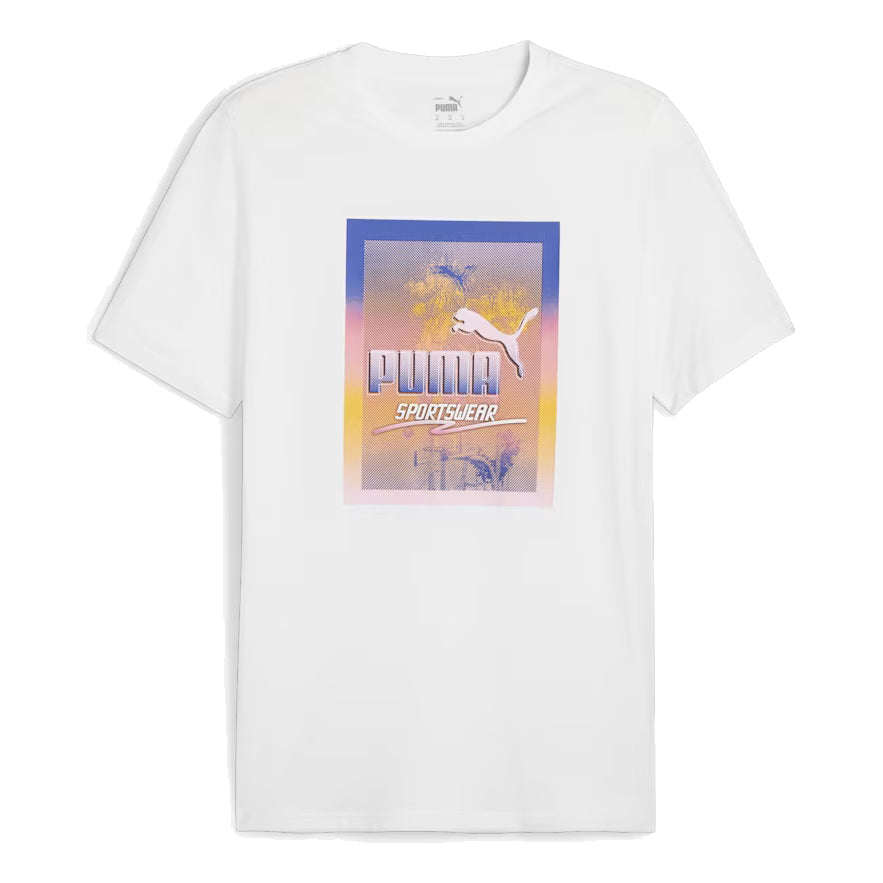 PUMA Graphics Photoprint T-shirt 'White' 630858-02