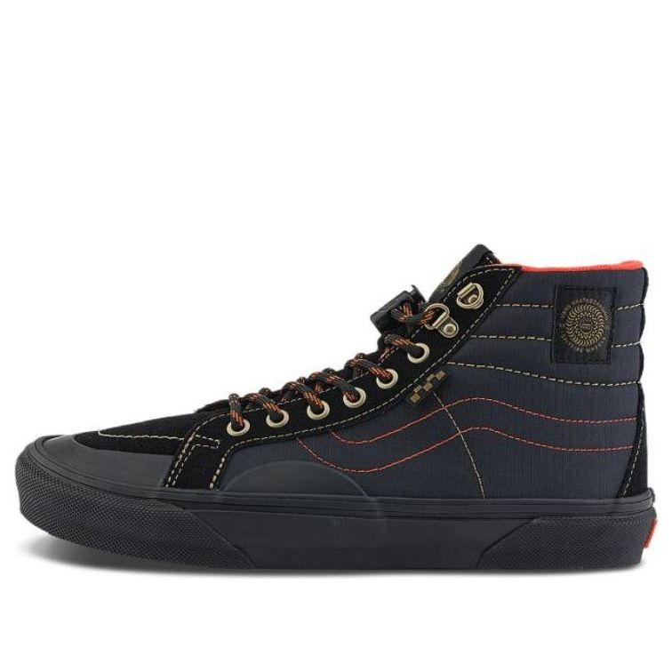 Vans Skate Sk8-Hi Reissue x Spitfire Wheels 'Black Flame' VN000D1EBFM