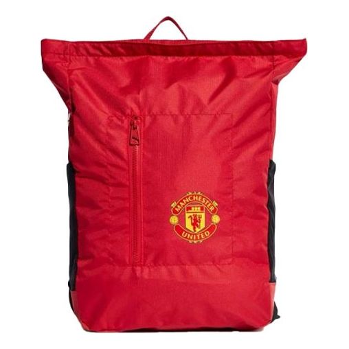 (GS) adidas MUFC BP New Manchester United Soccer/Football Large Capacity Backpack Sports Red Unisex GU0125