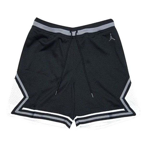 بنطال رياضي قصير لكرة السلة من Air Jordan Essential Statement Splicing Stripe للرجال باللون الأسود DC3195-010