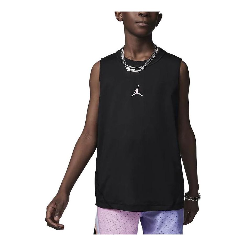(GS) Air Jordan Tank top Dri-FIT Air 'Black' FQ0666-010