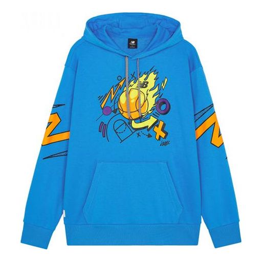 New Balance Men's New Balance Funny Pattern Printing Knit Blue MT13583-HLU
