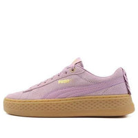 (WMNS) PUMA Smash Platform Frill Sneaker Low Damen Lila Braun 366928-05