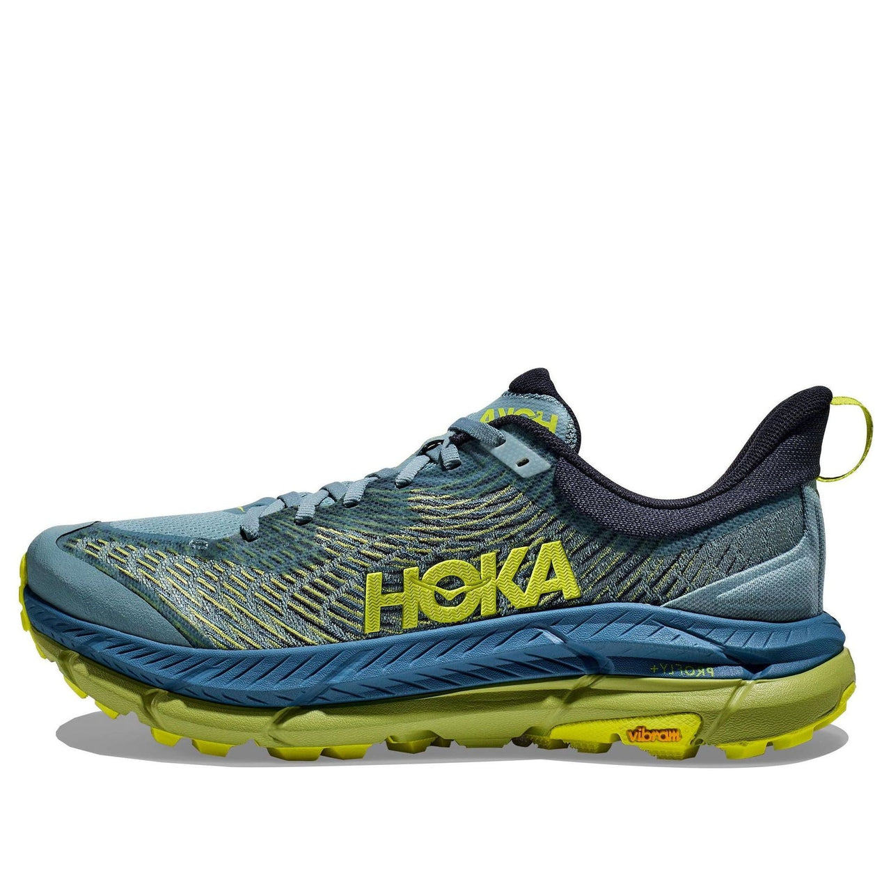HOKA ONE ONE Mafate Speed 4 'Stone Blue Dark Citron' 1129930-SBDCT