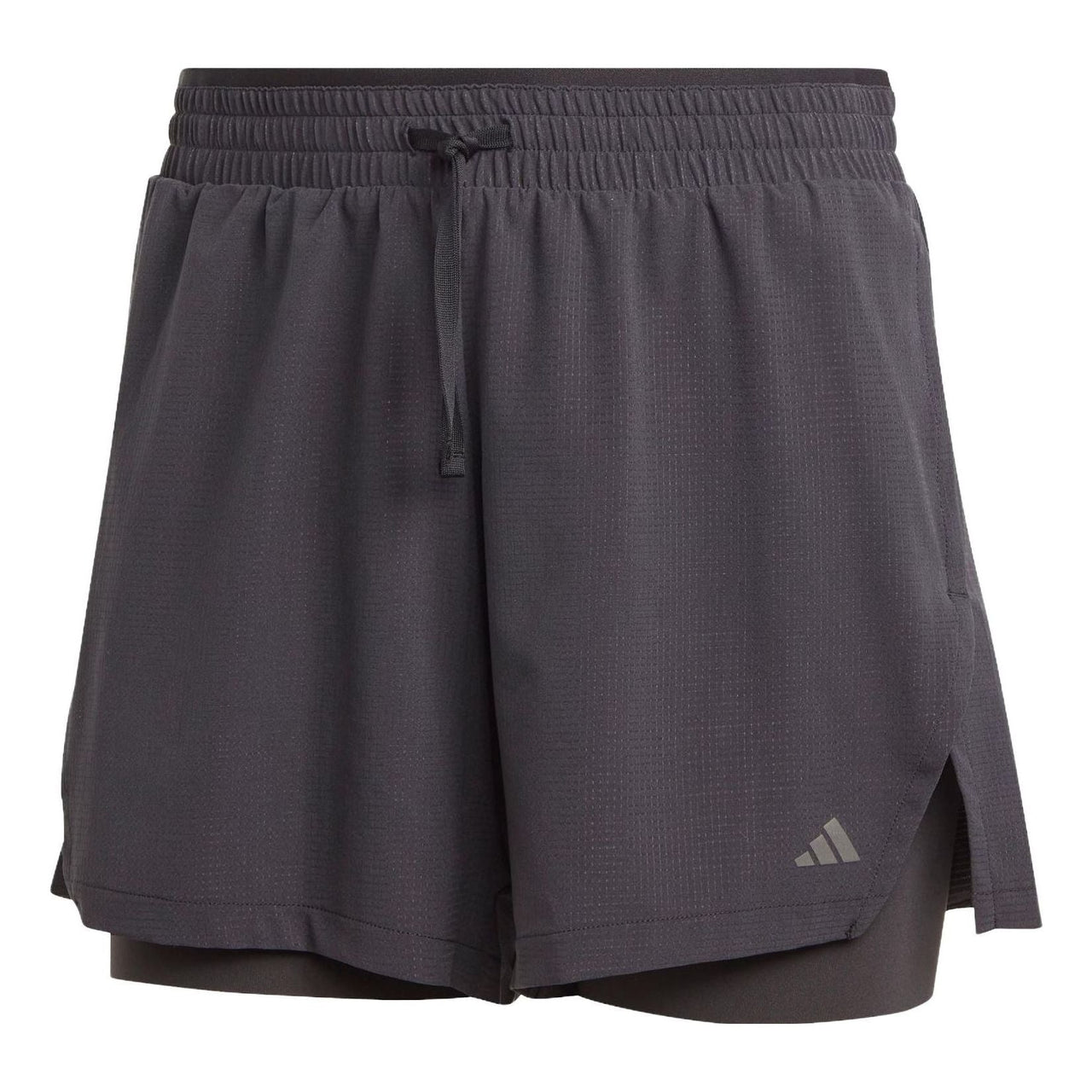(WMNS) adidas HIIT HEAT.RDY Two-in-One Shorts 'Black' IL9278