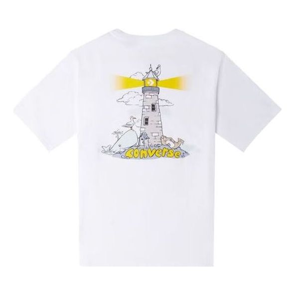 Converse Lighthouse T-shirt 'White' 10024760-A02