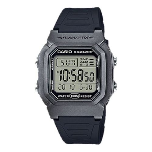 CASIO STANDARD Series Classic Vintage Leisure Fashion Men's Quartz Waterproof Analog Mens Black Digital W-800HM-7A