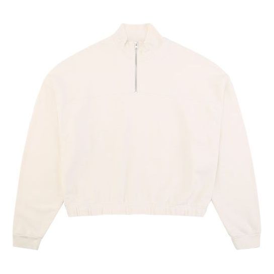 (WMNS) Levi's Casual Solid Color Hoodie White 21551-0001