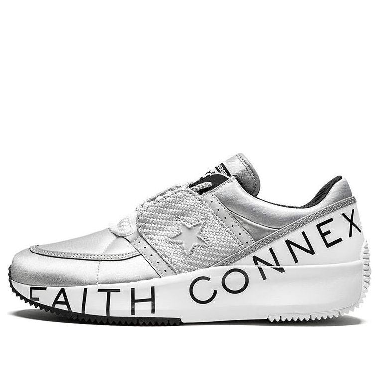 (WMNS) Converse Run Star x Faith Connexion Low Top Metal Silver 565537C