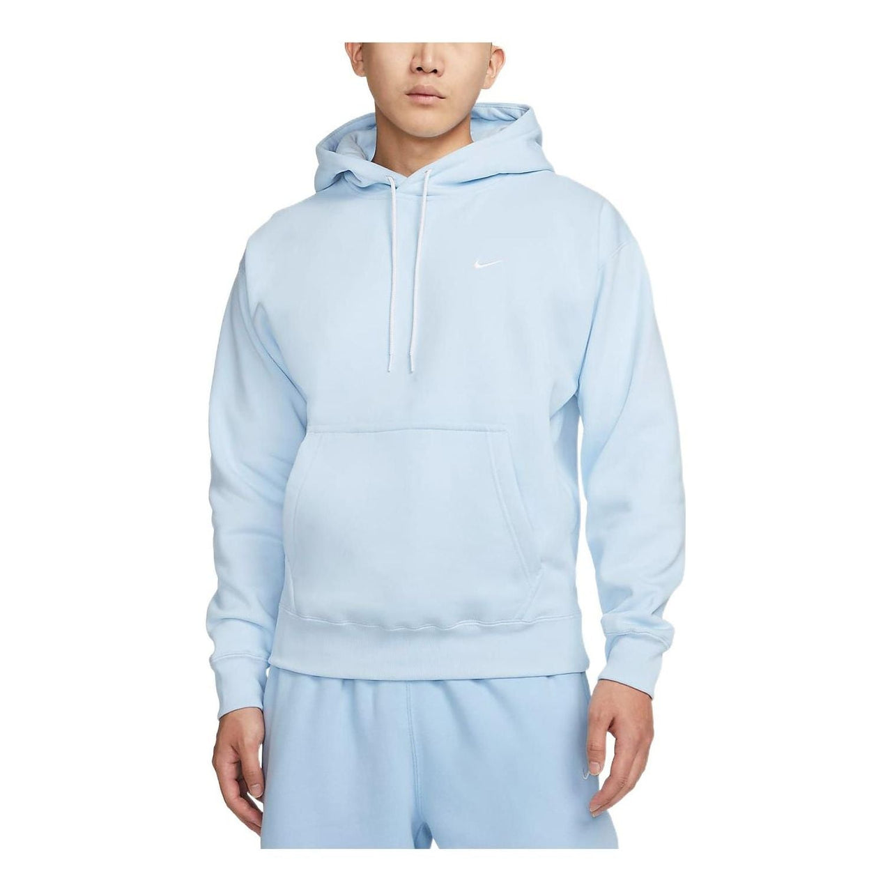 Men's Nike Solid Color Logo Printing Drawstring Blue DA0316-441