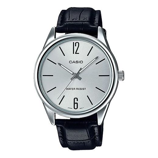CASIO Vintage Belt QuartzWatch White Men's Waterproof Mens Black Analog MTP-V005L-7B