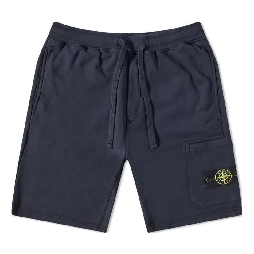 STONE ISLAND Garment Dyed Sweat Shorts 'Navy' 101564651-A0020