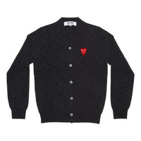 COMME des GARCONS PLAY Cardigan Red Emblem 'Grey' AZ-N076-051-2