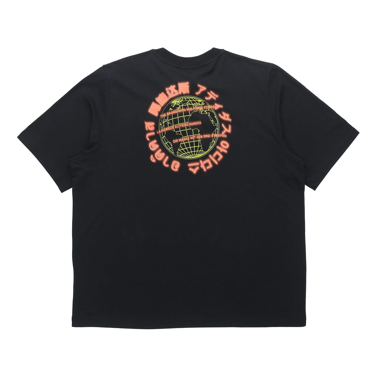 adidas originals Graphic Tee 2 Earth Printing Sports Short Sleeve Black GK5919