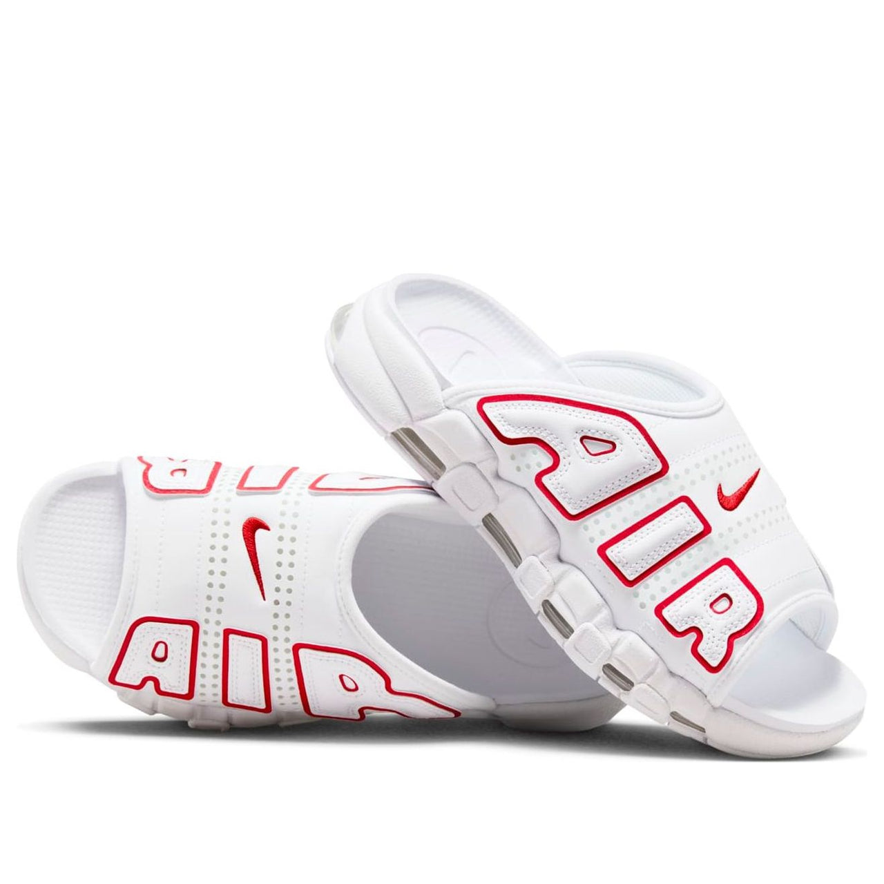 (WMNS) Nike Air More Uptempo 'White Red' FD9885-100