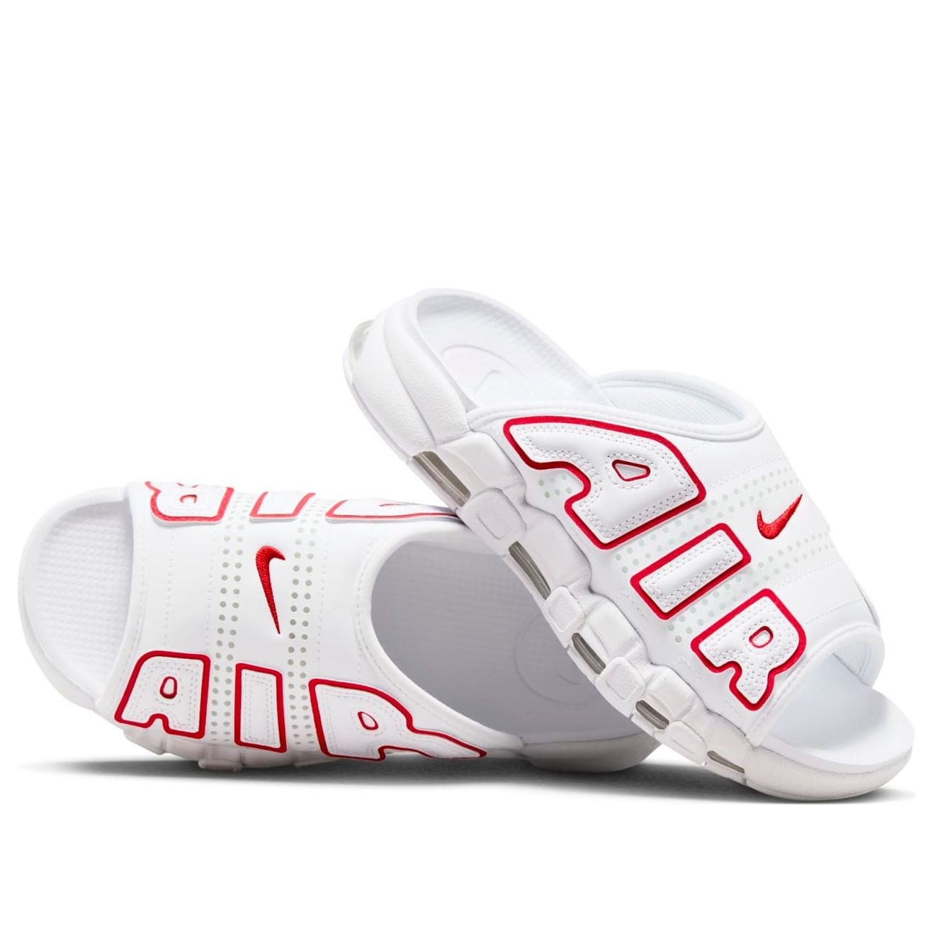 (WMNS) Nike Air More Uptempo 'White Red' FD9885-100
