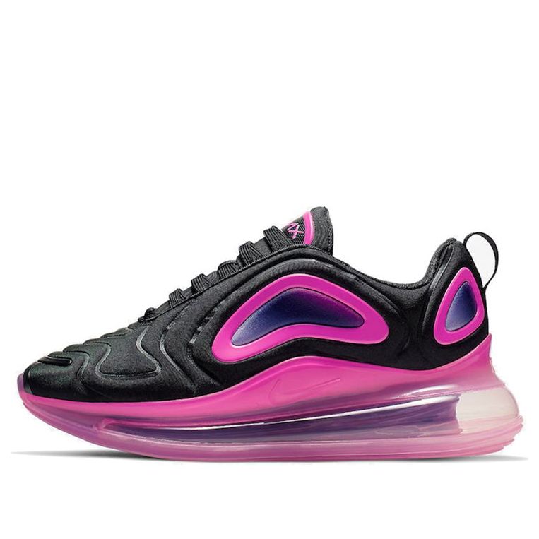 (GS) Nike Air Max 720 'Black Laser Pink' AQ3196-007