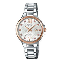 CASIO Waterproof SHEEN Sapphire Crystal Rose Gold Analog SHE-4524SPG-7A2021