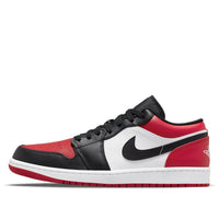 حذاء Air Jordan 1 Low 'Bred Toe' 553558-612