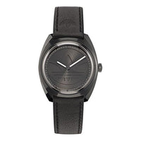 adidas Black Eco-Leather Strap Watch 'Black' AOFH225142I
