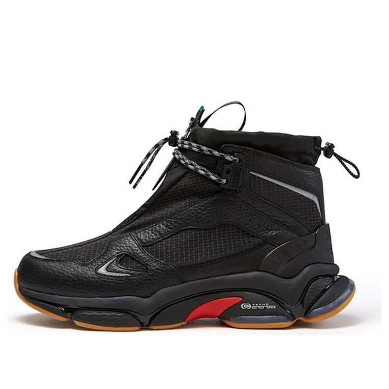 FILA FUSION x Aries High-Top Sneakers 'Black Red' T12M217324FBK