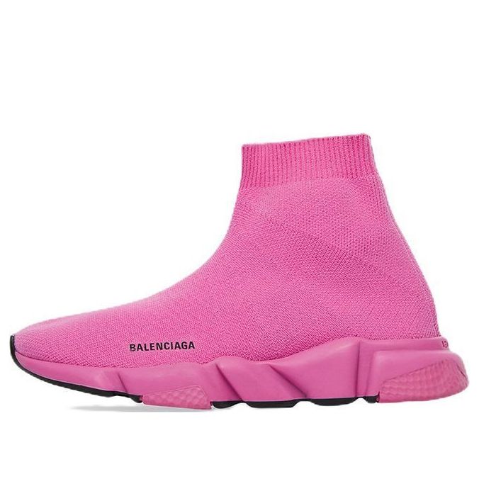 (GS) Balenciaga Speed Sneakers 'Pink Knit and Pink Sole Unit' 597425W2DB46910
