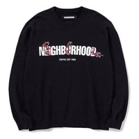 Men's NEIGHBORHOOD Alphabet Logo Printing Black 201FHNH-CSM01-BK