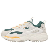 (WMNS) FILA Tracer Retro Running Shoes Grey/Green/Yellow 1IM00003_143