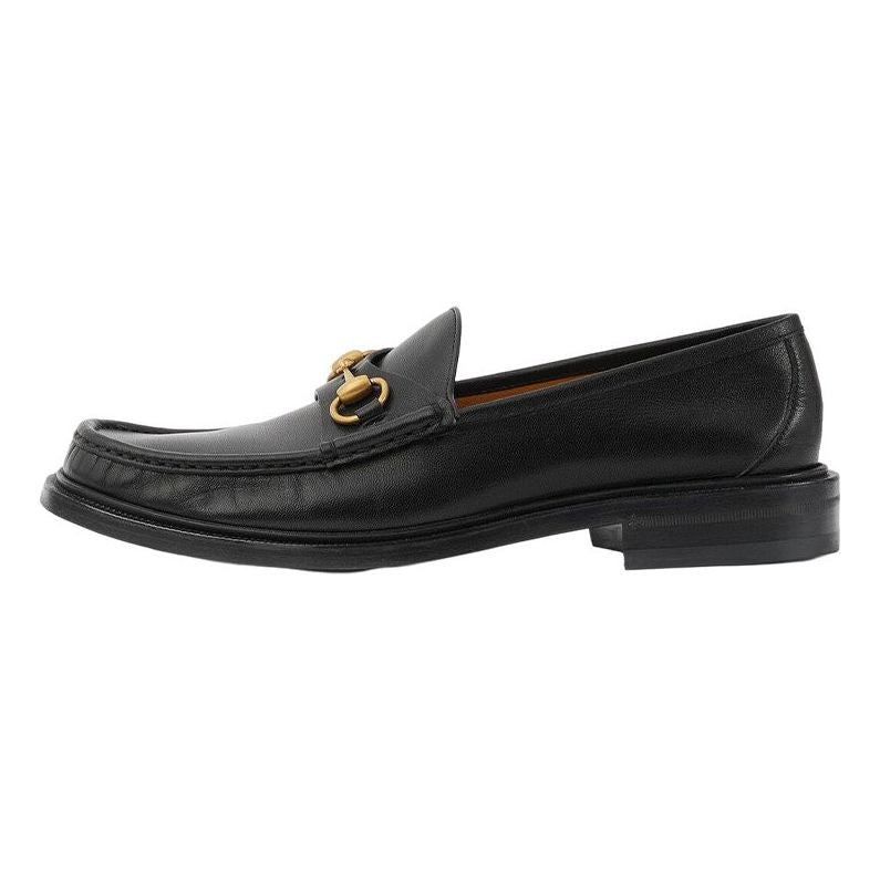 GUCCI Loafer with Horsebit 'Black Leather' 723562-U7J00-1000