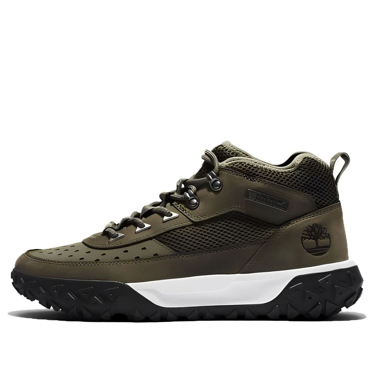 Timberland GreenStride Motion 6 Leather Hiking Boot 'Dark Green' A5VCV