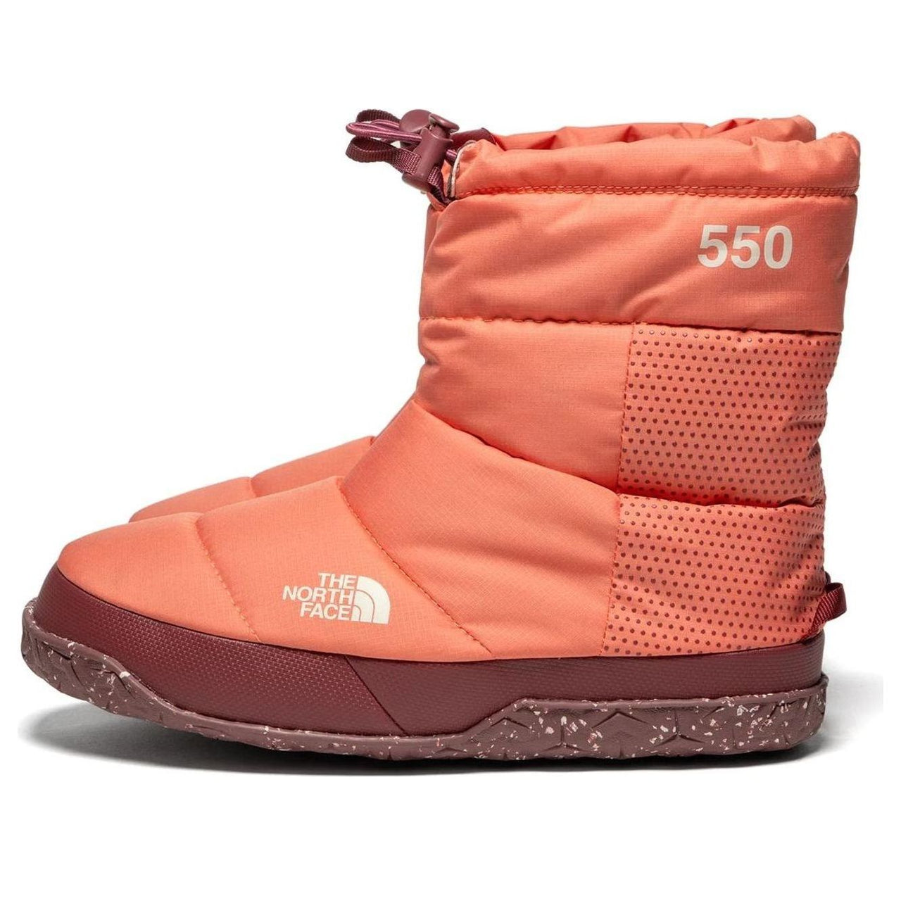 (WMNS) THE NORTH FACE Nuptse Apres Booties 'Coral Sunrise Wild Ginger' A5LWC-89X