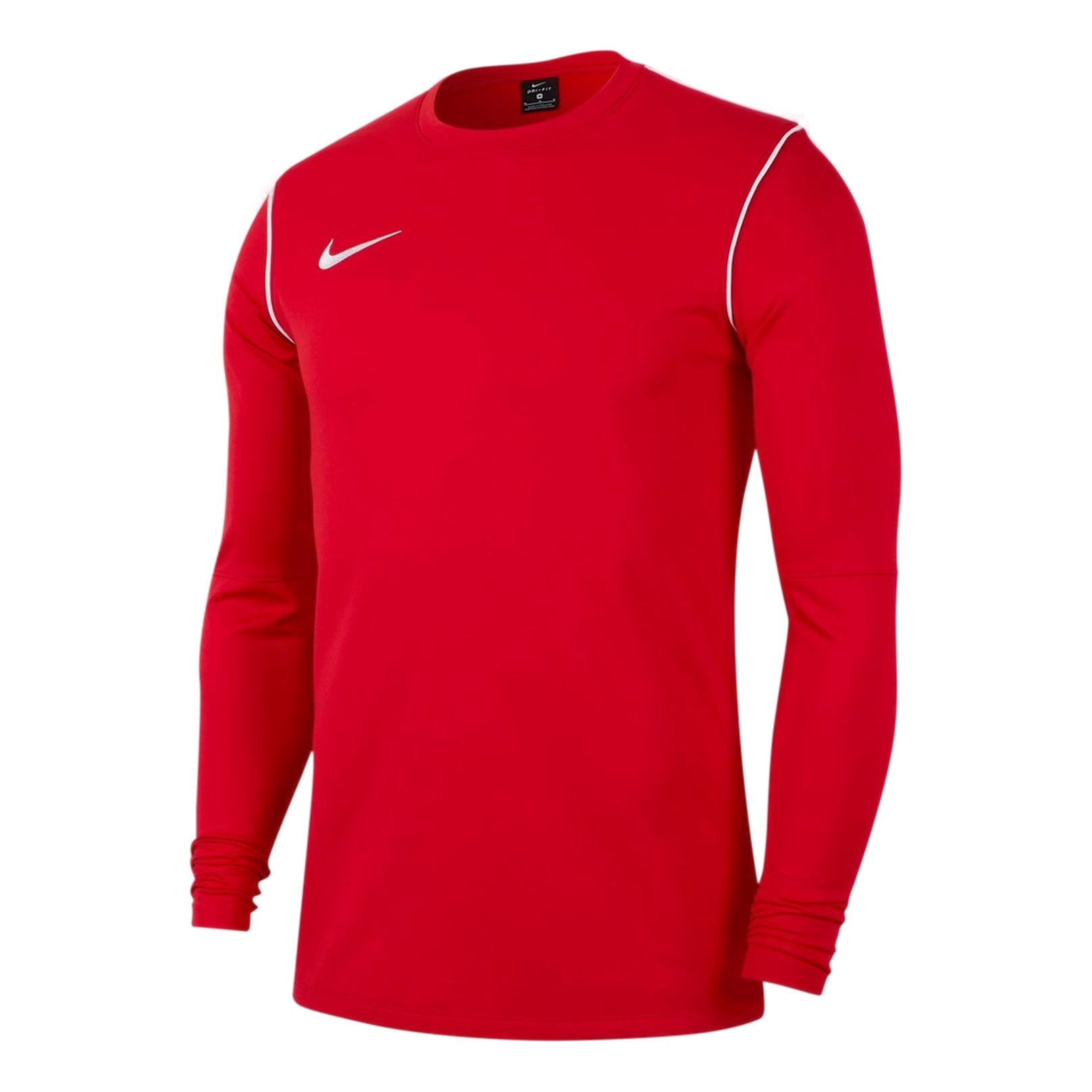 Men's Nike Logo Embroidered Round Neck Pullover Long Sleeves Red T-Shirt BV6875-657