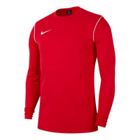 Men's Nike Logo Embroidered Round Neck Pullover Long Sleeves Red T-Shirt BV6875-657