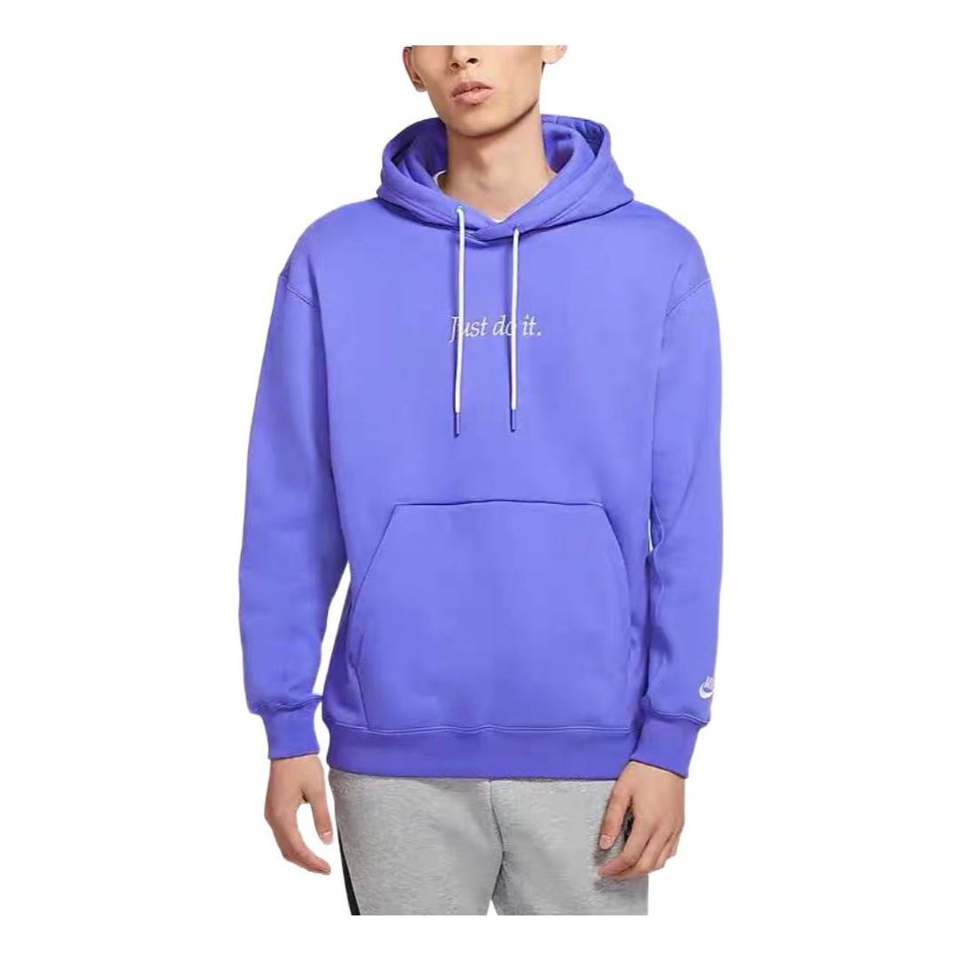 Nike Just Do It logo hoodie 'Purple' CI9407-554