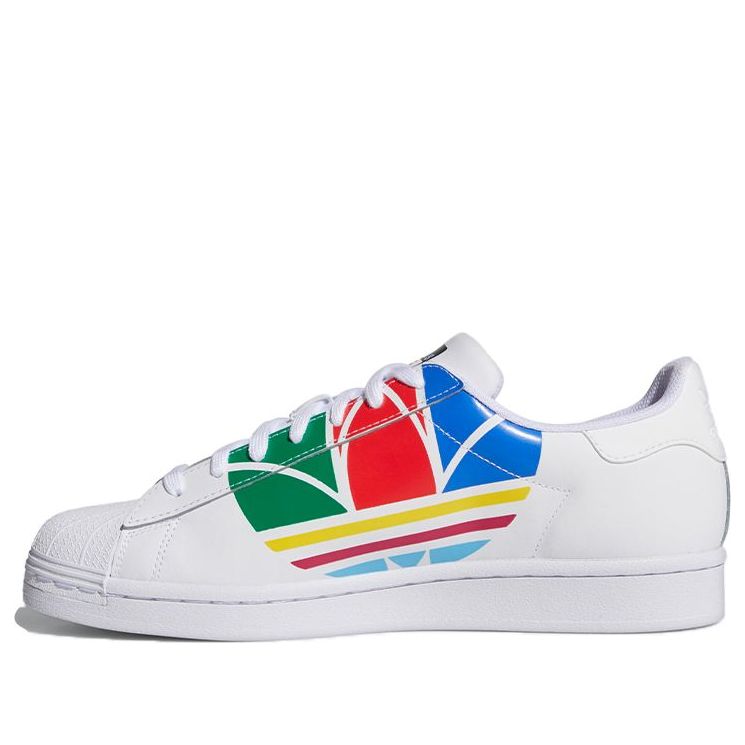 adidas Superstar Pure 'Colorful Trefoil - Cloud White' FU9519
