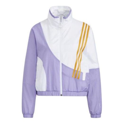 (WMNS) adidas Neo APR TT Jackets 'Purple White' HM9911