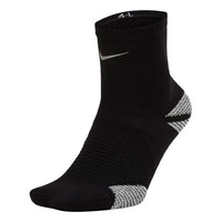 Nike Logo Running Racing Casual Sports Socks Couple Style One Pair Black SK0122-010